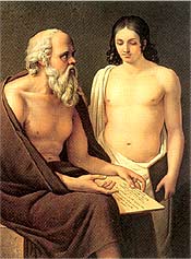  Le coaching antique : Socrate-enseignant-1811-par José-Aparicio-Inglada.